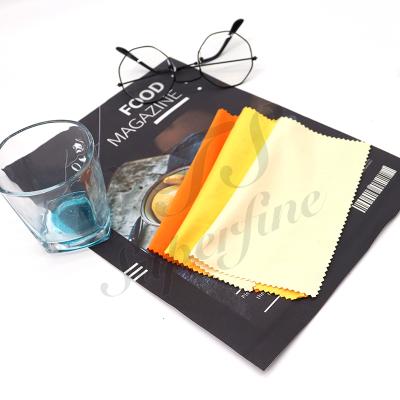 China Hot Repeated Melting Polishing Cloth Lens Cloth Purple Cleaning Cloth Jewelry Fiber Lens Camera Lens Cloth Custom Microfiber for sale