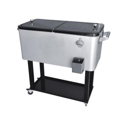 China Best viable outdoor selling cooler 80QT beer ice cream cart for picnic comping for sale