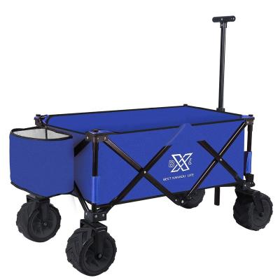 China Storage All Terrain Folding Beach Cart with Beach Wheel for sale