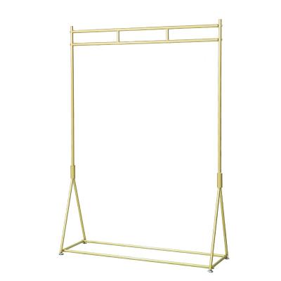 China Metal Little Girl Heavy Duty Gold Stainless Steel Garment Display Clothing Rack Kid Clothing for sale