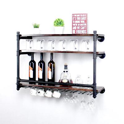 China Upside Down Wine Rack Wine Rack Decoration Goblet Storage Rack Wall Hanging Red Wine for sale