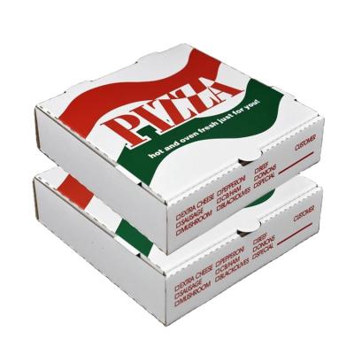 China 10 11 12 14 16 Inch Customized White Pizza Boxes Recyclable for sale