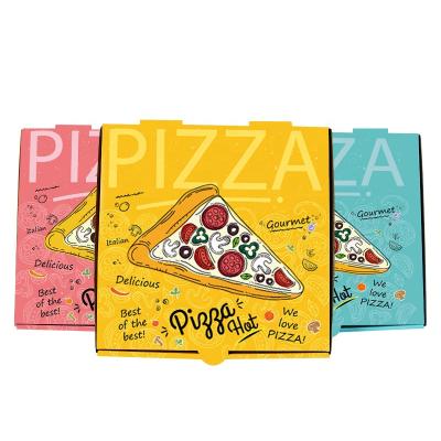 China Recyclable high quality custom box for food packaging shipping pizza box for sale