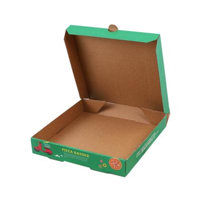 China Brown Recyclable Corrugated Paper Pizza Slice Box for sale