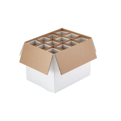 China Factory Price Recyclable Wholesale Packaging Corrugated Boxes For Shipping Wine Glasses for sale