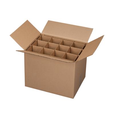 China Recyclable Factory Wholesale Cardboard Inserts Wine Packaging Boxes Logistics Packaging OEM/ODM DFY Packaging Corrugated Paper Accept for sale