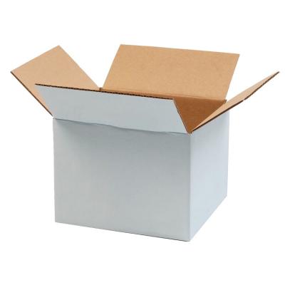 China Recyclable Wholesale White Packaging Boxes Customized Logo Unique Corrugated Shipping Boxes Hot Selling Products for sale