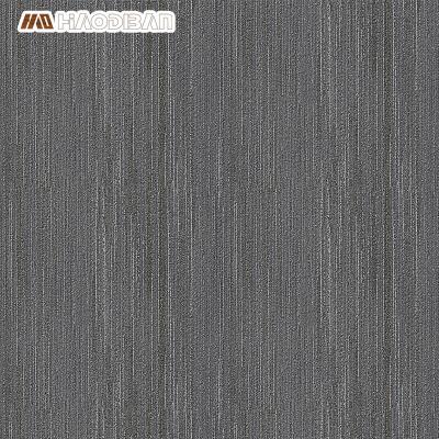 China HaoFamily Super Non-slip Durable Waterproof 0.5mm Use Dry Back Layer 2.5mm Tiles Carpet Look LVT Floor Tiles for sale