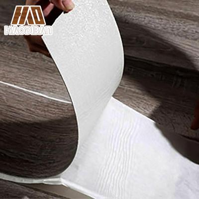 China Gently Underfoot Home Office Use Interior Waterproof Wood Look Vinyl Floor Sticker LVT Luxury Self Adhesive Dry Back PVC Flooring Vinyl Tiles for sale