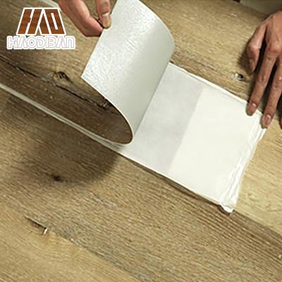 China Hot Sale 1.8mm 2mm 3mm PVC LVT Soft Underfoot Self Adhesive Tile LVP Flooring Luxury Vinyl Plank For Gym Room Restaurant for sale