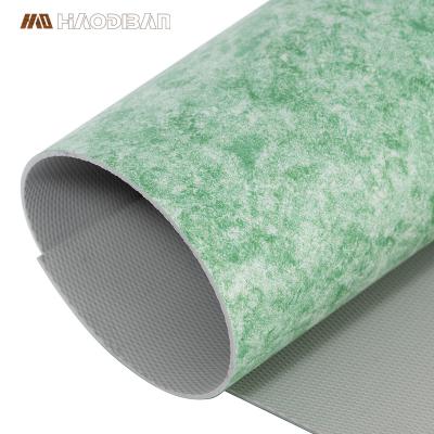 China Wholesale Price 1.5mm 2mm Roll Plank Commercial Minimalist Green Heterogeneous Vinyl 3mm PVC Roll Plank Flooring For School Hospital for sale