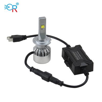 China Aviation Aluminum+Cooling Fan High Focus R8 XHP5050 H11 H8 H7 Canbus High Bright Car Led Headlight To Apply For Auto Lighting System for sale