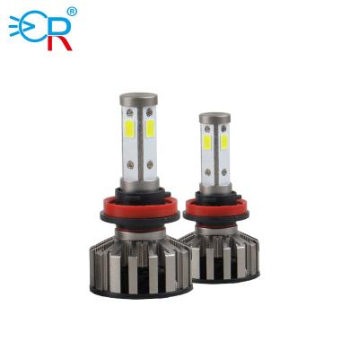 China MACAR High Power Four Side Headlight Aluminum Alloy PHL Z1S Car Side Bulb H1 H4 H11 9005 9006 Canbus LED H7 for sale