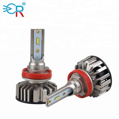 China MACAR Mini Size Cooling Fan Car 9005 H4 H7 9012 Aviation Aluminum+Cooling Fan 9006 H11 LED Bulb Headlight for sale