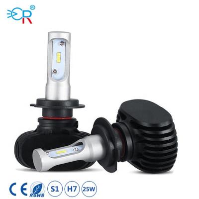 China 2019 New Aviation Aluminium+Cooling fan S1 led headlight h7 good quality h7 automobile led head lights car bulbs for sale