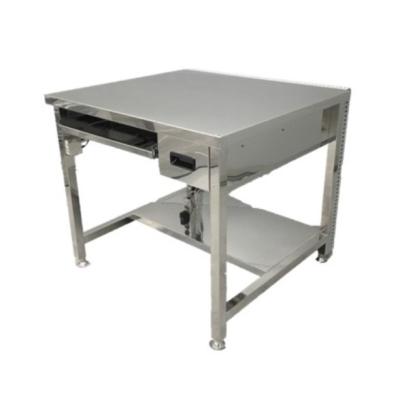 China Customized Industrial Size Stainless Steel Drawers Work Table for sale