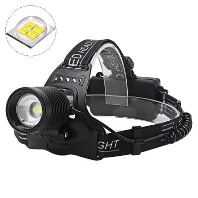 China Hot Selling BORUiT High Power XHP50 Bulb USB Rechargeable Headlight Amazon Lumens Outdoor Sports Intense Brightness Chasing Best Zoom LED Headlight for sale