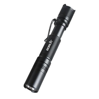 China Boruit Mini Emergency Camping Mountaineering Tactical Flashlight, Portable Waterproof Flashlight, AA Battery LED Flashlight for Hiking and Camping for sale