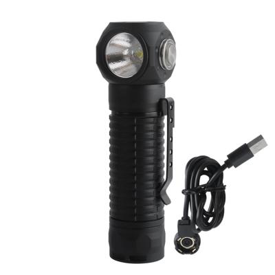 China Magnetic EDC Flashlight Flashlight With Portable Clip For Work Inspection 21700 Battery Multifunction Long Life Rechargeable LED Lintna for sale