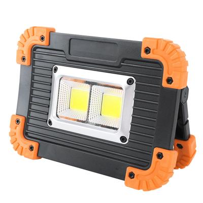 China Amazon 20W Outdoor Multifunctional Portable COB LED Rechargeable ROAD Worklight USB Light for Camping for sale