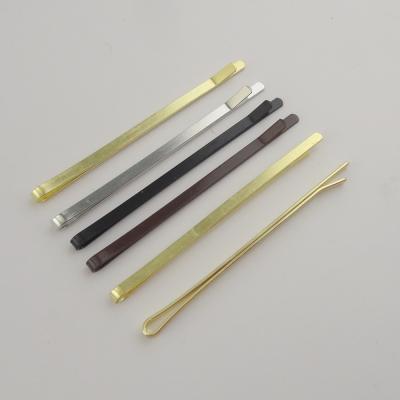 China Flat Iron 3mm*7.0cm Metal Bobby Pins Plain Hair Slider For DIY Hair Bows Accessories Lead Free Nickel Free for sale