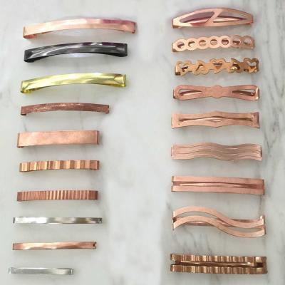 China Various Styles Fashionable Metal Hair Barrettes For DIY Hair Accessories Metal Hair Slides Snap Barrettes for sale