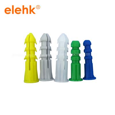 China Plastic Anchor Plastic Wall Socket Expand Nail PE Socket Expansion Plastic Anchor Frame Fixing Nylon Wall Screws for sale