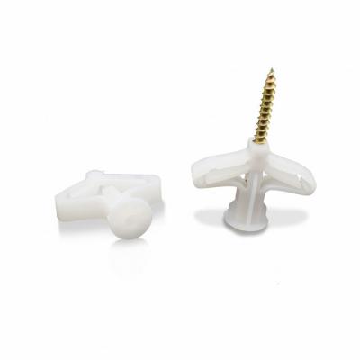 China Electric Anchorhollow Butterfly Toggle Equipment Nylon Anchor Fasteners Plastic Nylon Winged Wall Socket for sale