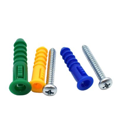 China Plastic Anchor Plastic Fish Grid Anchor Plug Solid Brick Wall Anchor Plug Expansion Plastic Screw for sale