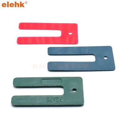 China Horseshoe U Shim Pp Window Packers Plastic Window Shim Packers U Shim Plastic Packer Modern Plastic Seal for sale