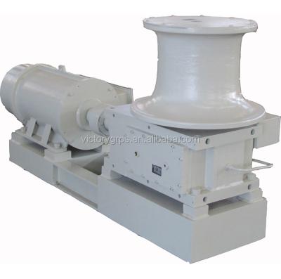 China Horizontal Or Vertical Marine Anchor Certificate Class ABS DNV BV GL LR NK Electric Capstan for sale