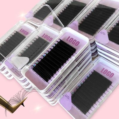 China 0.03 Volume Natural Long Eyelash Extensions Volume Wick Trays Cashmere Lash Extensions for sale