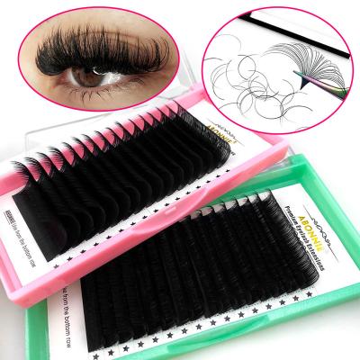 China Long Mink Lash Individual Eyelash Extension Private Label Natural Synthetic Eyelashes for sale