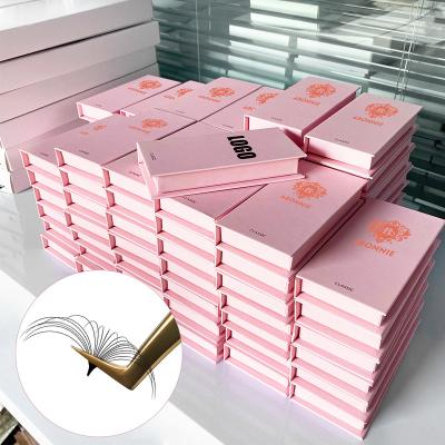 China Factory Wholesale Long Natural 0.03 0.05mm Lash Extension Supplies Tray Custom Mink Individual Eyelash Extension Manufacturing for sale