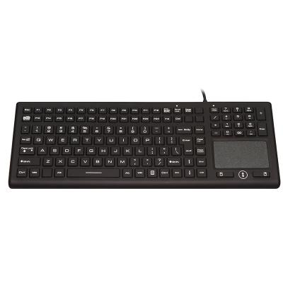 China Industrial Medical Keypad Keyboard Mouse LED Backlit Touchpad Trackball Shenzhen for sale