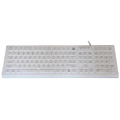 China Numeric Keypad Sealed Backlit Keyboard IP68 Washable Medical Clinical Silicone for sale