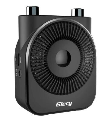 China Recycled ABS Plastic Giecy Mini Portable Rechargeable Voice Amplifier With Headset And Microphone Cable Belt for sale