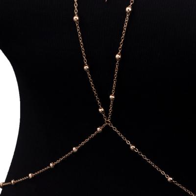 China New Hiphop Products Contracted Body Chains Accessories Personality Multilayer Body Chain Chain For Ladies for sale