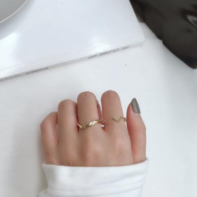 China XIN SHANG Instagram Style Vintage FASHIONABLE Simple Fashion Personalized Ring Accessories Rings for sale