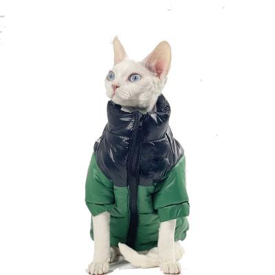 China Custom Pet Shop Stocked Online Many Colors Clothes Silver Patent Winter Warm Waterproof Coat Dress For Dog for sale