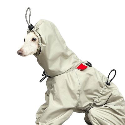 China Stocked Pet Supplies Clothing Jacket Wear Dog Clothes Coverall Iggy Outerwear Waterproof Coat For Italian Greyhound for sale