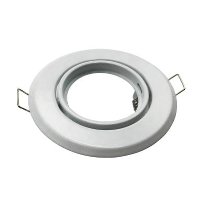 China Traditional downlight fitting 94mm iron made clip style MR16 spotlight front fitting for GU10 or G5.3 socket for sale