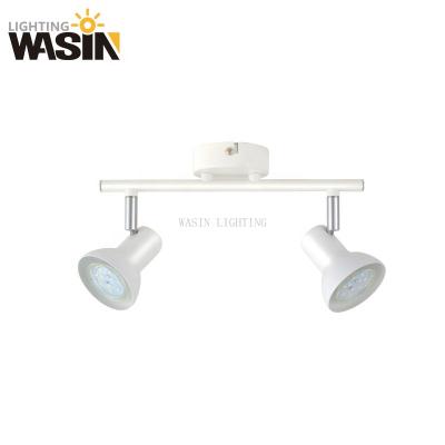 China Hot Sale Modern 80 to 620mm Iron Made Multi Heads Light GU10 50W LED Spot Lamp for Shopping Mall for sale