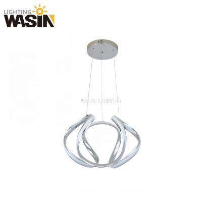 China EUROPEAN Hot Selling Silica Gel 40W LED Custom Pendent Light For Indoor Lighting And Decoration for sale