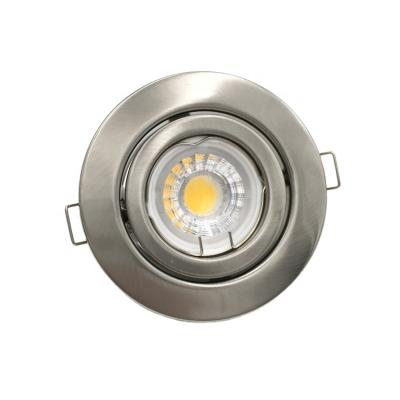 China Professional manufacturer With Best Price of traditional downlight for MR16 recessed down mounted light fixture in nickel color GU10 or G5.3 socket for sale