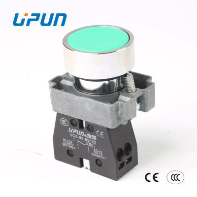 China Industrial Flat Spring Return Push Button Control UC2-B9 Plastic Push Button Switch for sale