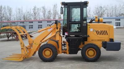 China wood grass grab forklift wheel loader china supplier for sale