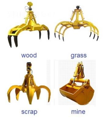 China OEM crab grab bucket crane construction machinery spare parts supplier for sale