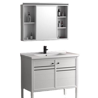 China Top Quality Waterproof Widely Used Vanity Bathroom Sink Vanity With Legs Cabinet for sale