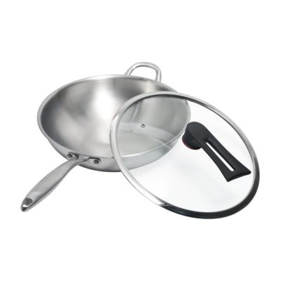 China Guaranteed Viable Quality Appropriate Prices Non Stainless Steel Stick Chinese Wok Pan Set for sale